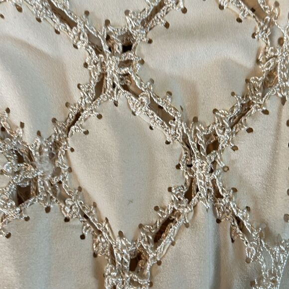 NWT Chicos fancy wrap - faux suede and crochet - BohoGlam dreams - Picture 3 of 5